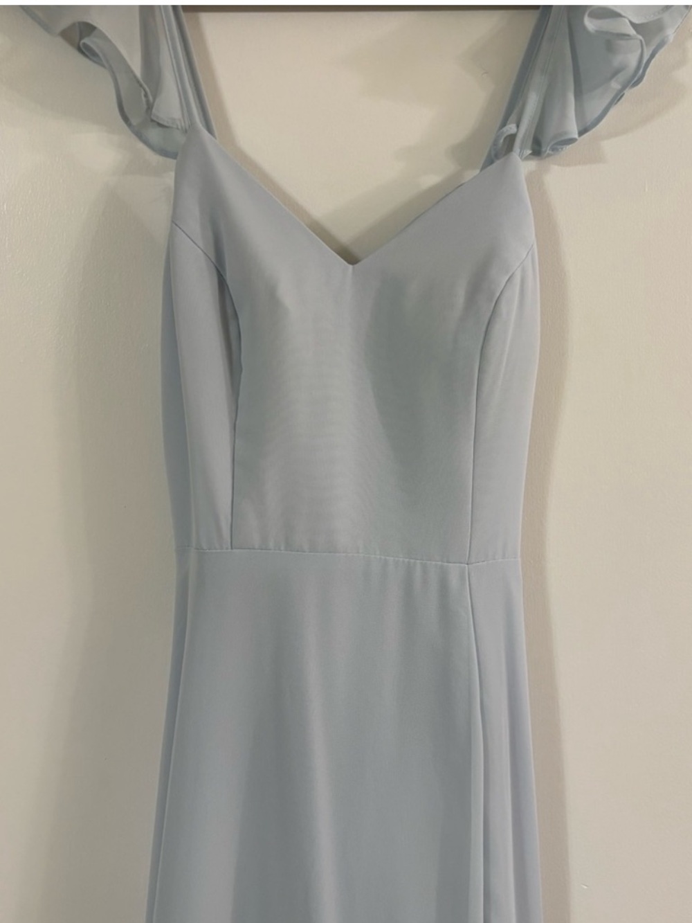 Azazie Pastel Blue Bridesmaid Gown